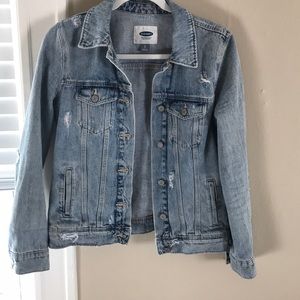 Old Navy Women’s Distressed Jean Jacket